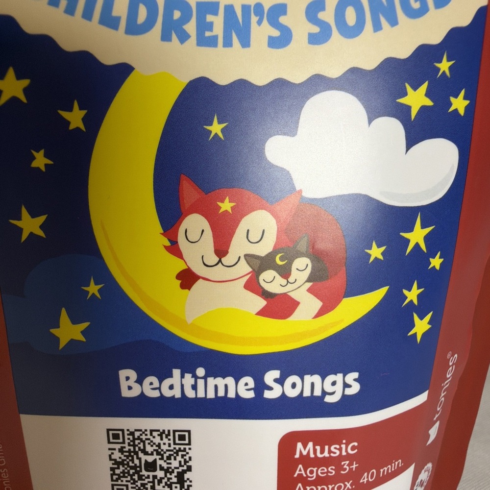 Tonies Bedtime Songs & Lullabies Audio Play Character Fox Cat Mom & Baby Music - Picture 4 of 8